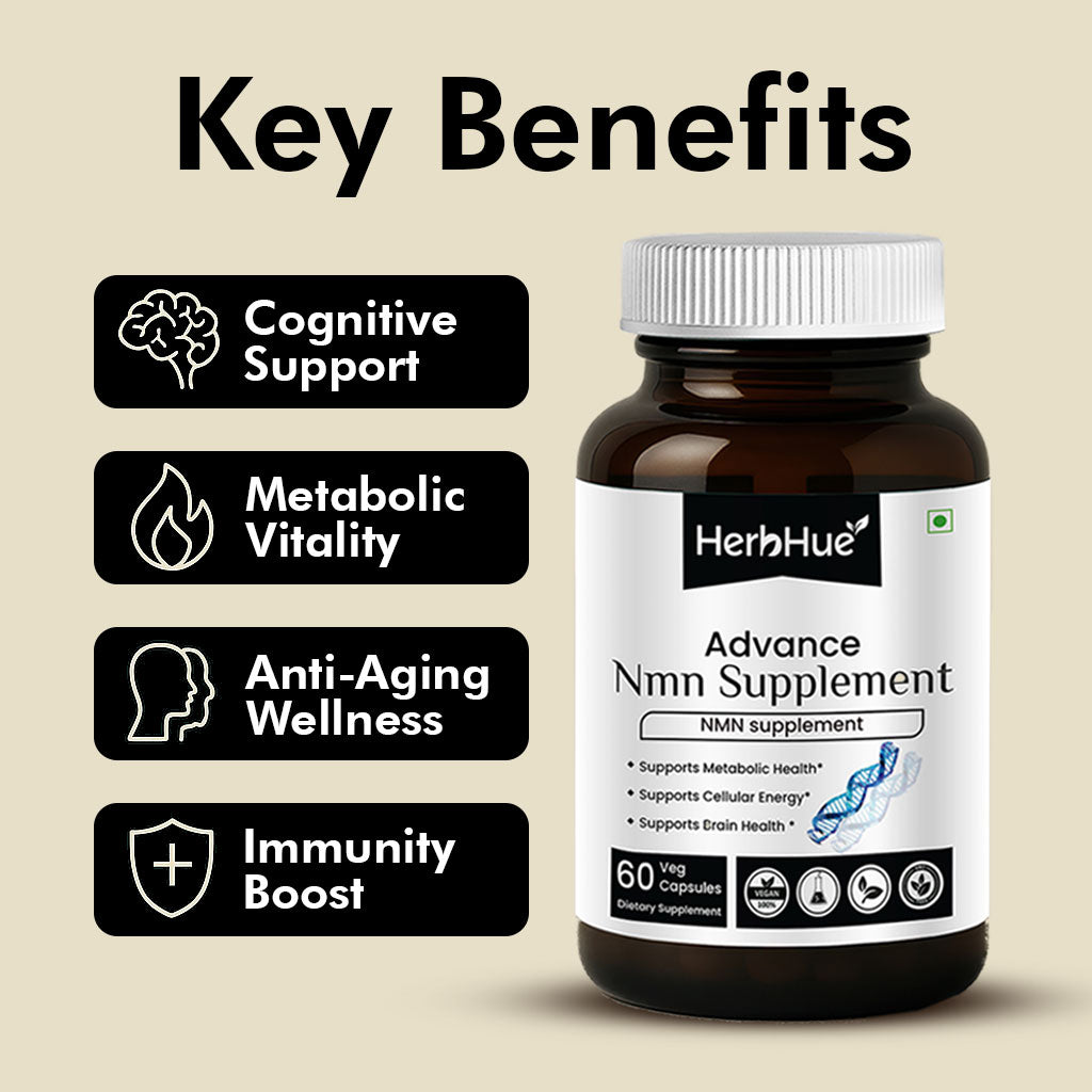 HerbHue NMN Ritual – Advanced Cell Support for Lifespan Wellness