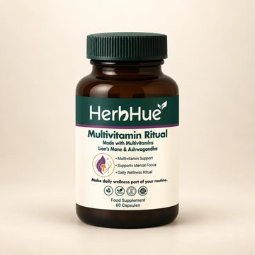 HerbHue Daily Multivitamin Ritual with Ashwagandha & Lion's Mane