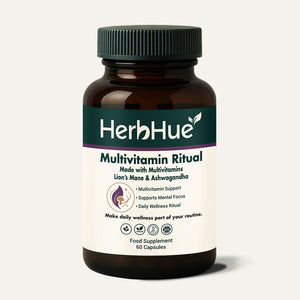 HerbHue Daily Multivitamin Ritual with Ashwagandha & Lion's Mane